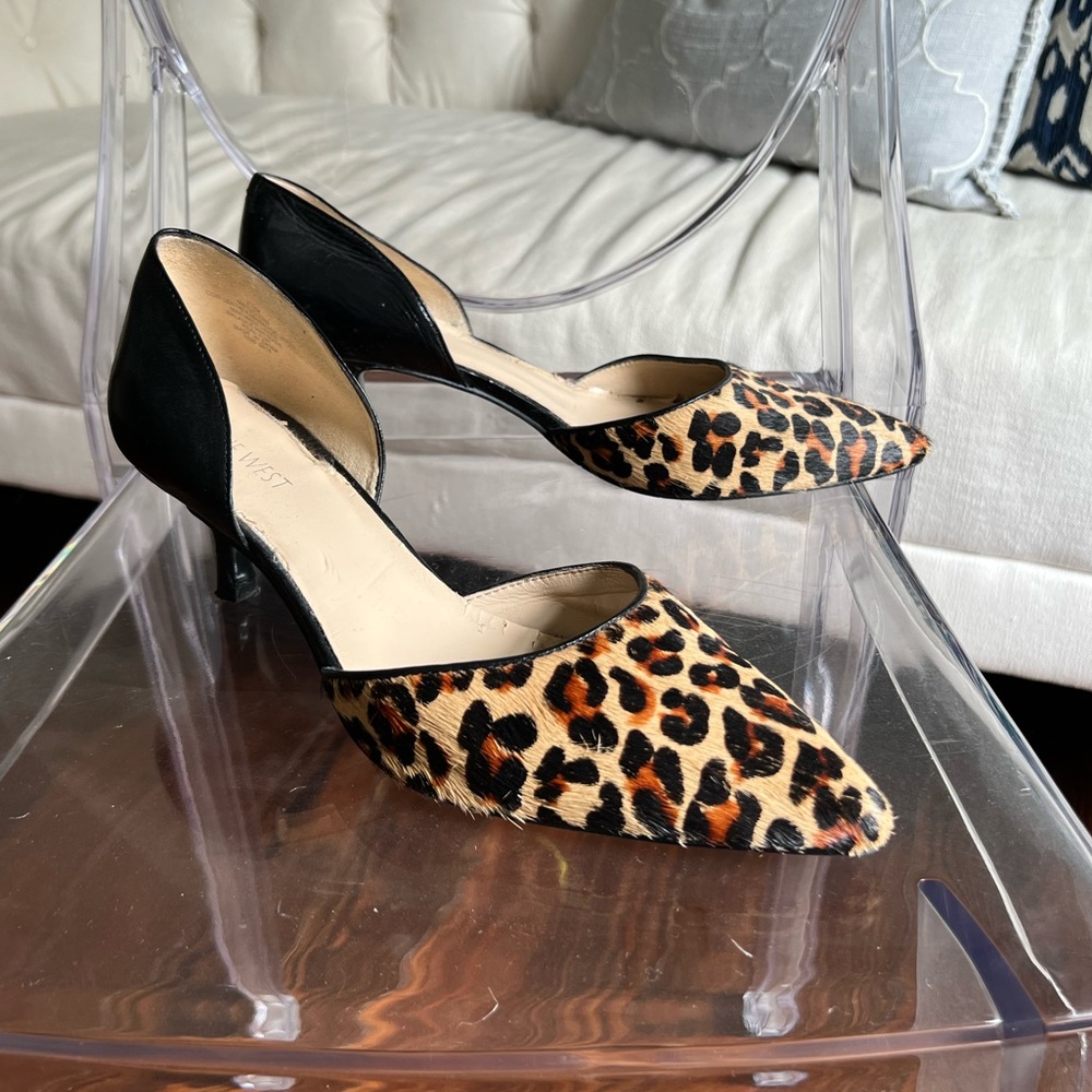 Nine West Leopard Print Low Heels
